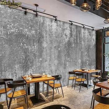 Beibehang tapetai Derliaus cemento sienų tapybos kavinė arbatos parduotuvė atsitiktinis baras apdailos fono sienos popieriaus papel de parede