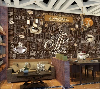 Beibehang Užsakymą tapetai 3d freskos rankomis dažyti šviesą kavos parduotuvė asmenybės restoranas sofa fono sienos dokumentų namų dekoro