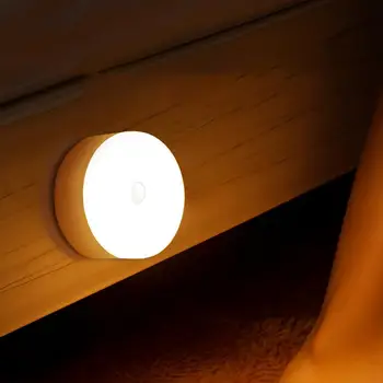 Belaidis Judesio Jutiklis Šviesos Diodų Naktinis Apšvietimas Turas 6LED Detektorių Siena Dekoratyvinės Lempos Laiptai Spinta Kambaryje, Praėjimų Apšvietimui