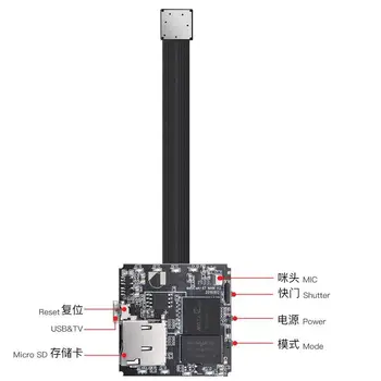 Belaidės vaizdo Kameros Modulis kameros nuotolinio valdymo vaizdo kamera wifi 60 fps p2p mini-ultra HD 1080P 2k 4k drone 