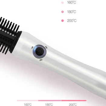 Belaidžio Plaukų ištiesinimo priemonės curler USB Įkrovimo tiesinimo šepečiu Nešiojamų dydis kelionės Hair Curler šukos Anti-nusiplikymas
