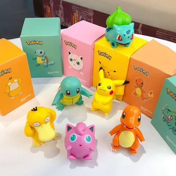 Berniukas zaislu, Pokemon duomenys anime modelis pikachu charizard žaislas s Pokemon lėlės veiksmų skaičius, Pokemon žaislas Helovinas dovana vaikams