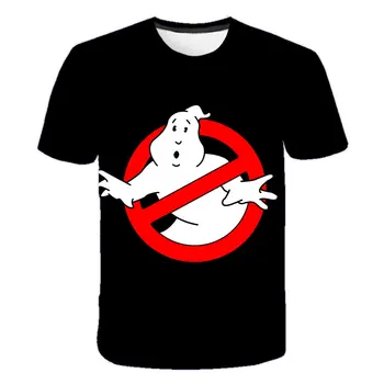 Berniukų Ir Mergaičių Negabaritinių Marškinėliai Senosios Mokyklos Logotipas Ghostbuster 3d Spausdinimo Vaikai Apsistoti Puft Juokinga Drabužius Kūdikiui Poliesteris Atsitiktinis