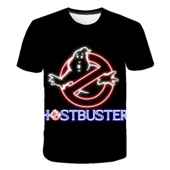 Berniukų Ir Mergaičių Negabaritinių Marškinėliai Senosios Mokyklos Logotipas Ghostbuster 3d Spausdinimo Vaikai Apsistoti Puft Juokinga Drabužius Kūdikiui Poliesteris Atsitiktinis