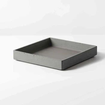 Betono dėklas silikono formos cemento saugojimo dėklas silikono formos gipso plokštės moldplate derinys namų saugojimo dėklas pelėsių
