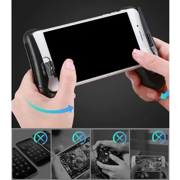 Bevigac Ergonomiškas Smart Mobilųjį Telefoną Žaidimų Valdiklis Kreiptuką Gamepad Rankena Žaidimų Grip Rankena Paramos 4.7-6.5 colių Smartfon