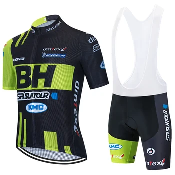 BH Dviračių komanda jersey drabužių nuoma kelnės sportinės aprangos MTB Ropa Ciclismo vyriški vasarą VAŽIUOJAME pro marškinėliai Maillot Culotte dėvėti