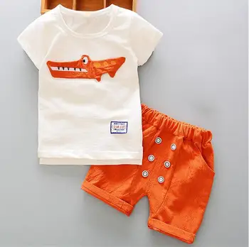 BibiCola vasaros kūdikių berniukų drabužiai nustatyti bamblys vaikams sportinis kostiumas rinkinys 2vnt grotelės džentelmenas tracksuit vaikų berniukų summer set