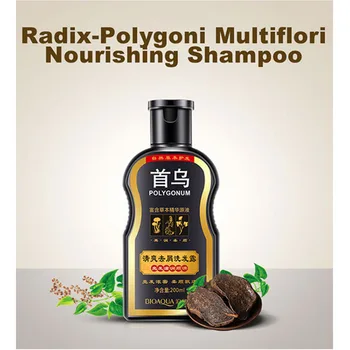 BIOAQUA-Polygonum Multiflorum Anti-nuo pleiskanų Šampūnas Maitina Ufa Kinų Žolelių Plaukų Augimą taisys Grubus Sausi Plaukai