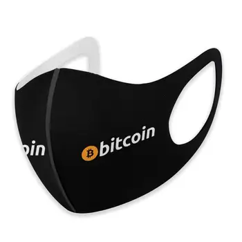 Bitcoin kaukė kd2.5 juokinga pattem spausdinti grimace dvasios skalbti kaukė, veido kaukė daugkartinio naudojimo 