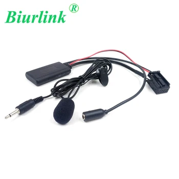 Biurlink Automobilinis CD 12Pin AUX-IN Prievadą 3,5 MM Garso Įvesties Lizdą 150CM Nuimamas Bluetooth 5.0 Mikrofono Kabelis Ford 6000CD