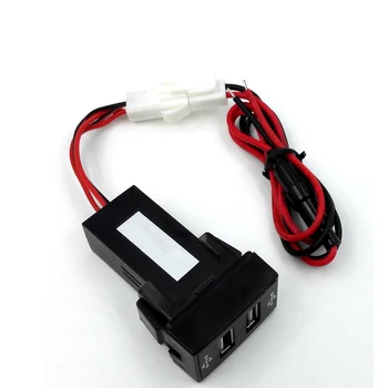 Biurlink Dviejų Stiliaus Automobilinis USB Įkroviklis Dual USB Lizdas USB Sąsają Kraunama Uosto Ford Ranger Tablet Telefonas GPS