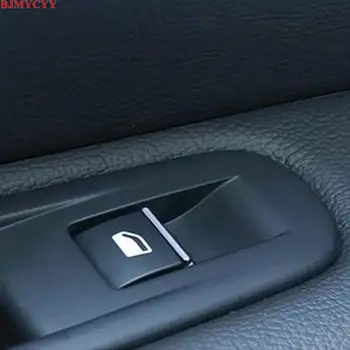 BJMYCYY automobilių stilius ABS 7PCS/SET Automobilių langų pakėlimo mygtukai papuošti blizgančiais Už Peugeot 308 308s T9-2017 automobilių reikmenys