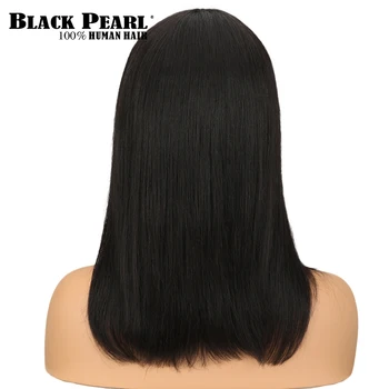 Black Pearl 1b/30 Ombre Nėriniai Priekiniai Žmogaus Plaukų Perukai Už juodaodžių Moterų Tiesiai Visiškai Pabaigos Malaizijos Remy Plaukų Perukai Vidurinė Dalis