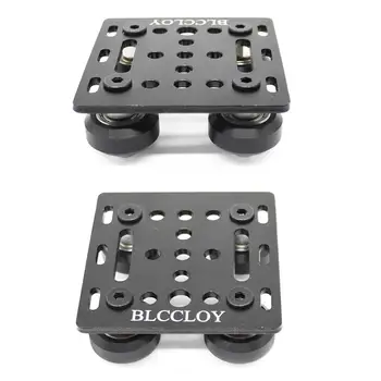 BLCCLOY 2020 V Lizdas Metalo Skriemuliai, 2020 M. V-Įpjovos Aliuminio Profilio Skriemulys 3D spausdintuvas Priedų Rinkinį Roller