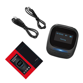 Bluetooth 5.0 Garso Siųstuvas, Imtuvas, OLED Ekranas Aptx LL 3.5 mm AUX Lizdas RCA Belaidžio ryšio Adapteris, Skirtas TELEVIZIJOS Automobilių PC Vaizdo Ausinių