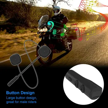 Bluetooth 5.0 Moto Šalmas, Rankų Belaidė Laisvų Rankų Įranga Stereo Ausinės Motociklo Šalmas, Ausinės, Garsiakalbis, Mikrofonas Įkrovimo