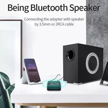 Bluetooth 5.0 NFC Garso Imtuvas, Belaidis Siųstuvas-Imtuvas Low Latency Audio Adapteris TV, PC Garso Namų garso sistemos Garsiakalbis