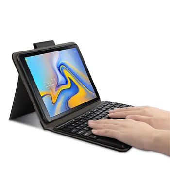 Bluetooth Keyboard Case For Samsung Galaxy Tab A2 10.5 2018 SM-T590 T595 T597 Nuimamas Planšetinio kompiuterio 