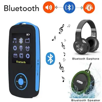 Bluetooth, MP3, Muzikos Grotuvas, Originalus RUIZU X06 Mp3 Grotuvas, Bluetooth, 8 GB TFT 1.8