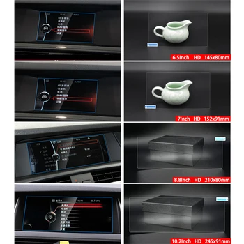 BMW F07 F10 F11 F18 5 Serie 2010-2016 Grūdintas Stiklas Automobilių GPS Navigacijos Screen Protector, Plėvelės LCD Jutiklinis Ekranas Priedai