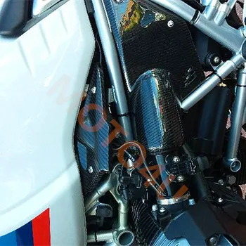 BMW R DEVYNIŲ T Anglies Pluošto Šoninis Blizgesio Motociklo Dekoratyvinis dangtelis Apsaugos R9T