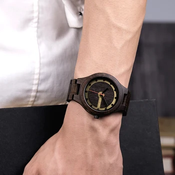 BOBO PAUKŠČIŲ V-Q09 Mados Medienos Laikrodžiai Vyrams Kvarco Verslo Laikrodis Kokybės Kinijos Produktų Lašas laivas relogio masculino