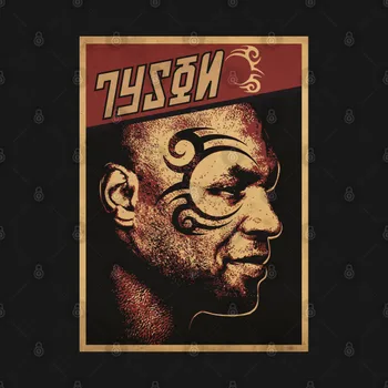 Bokso Čempionas Tysonas Svajonė vyriški Marškinėliai