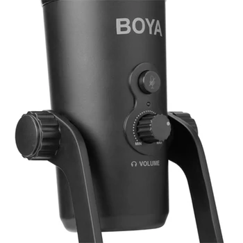 BOYA BY-PM700 USB Kondensatoriaus Mikrofonas, Triple-Kapsulė, skirta 