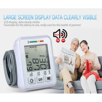 BP Kraujo Spaudimo Monitorius matuoklis Automatinis Sphygmomanometer Smart Medicinos Mašina aneroid sphygmomanometer
