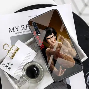 Bruce Lee Telefoną Atveju Xiaomi Mi 6 8 8Lite Už Redmi 6 Note7 5 Telefono dėklas Stiklo