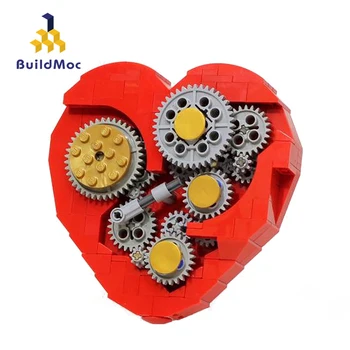 BuildMOC Clockwork Širdies Diecast Modelis Vaikas Vaikų Švietimo Žaislai, SS - 4453 Kalėdų, Gimtadienio Dovana