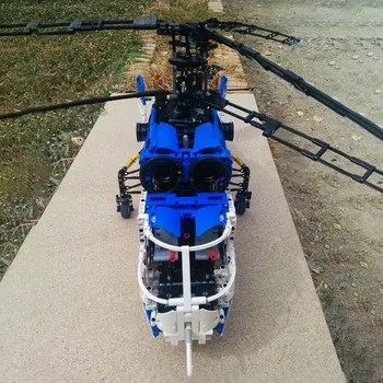Buildmoc Technic Sraigtasparnis Lėktuvų Ginklų Žaislai Berniukams, Statyba Blokai SS Miesto Klasikinis Lėktuvo Plytos, Švietimo, Vaikams, Žaislai