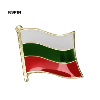 Bulgarijos vėliava pin atlapas pin ženklelis 10vnt daug Sagė Piktogramos KS-0032