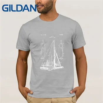 Burlaivis Planas Dizaino Marškinėliai Senas Vandenyno Buriavimo Valtis Tee 2020 Metų Vasaros vyriški trumpomis Rankovėmis t-shirt