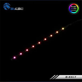 Bykski RGB Rezervuaro Apšvietimas juostelės 5V Arba 12V LED MOBO 