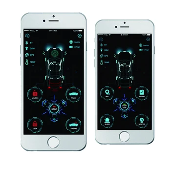 Cardot 2g pasyvus imobilizavimo sistema smart automobilių signalizacijos, push button start stop mobiliąją programėlę išmaniųjų pke auto automobilių signalizacijos sistemos