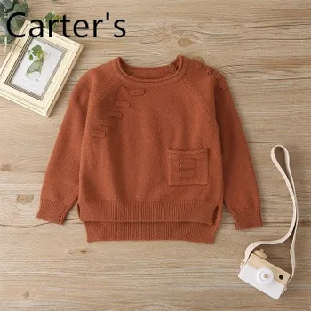 Carter ' s Sweatershirt Berniukas Felpe Žiemos Raišteliais Kūdikiui Hoodis Rudens Žiemos Trikotažas Vaikams Laisvalaikio Megztinių Kišenėje Megztinis Ubrania