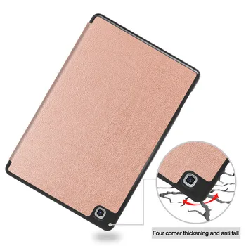 Case for Samsung Galaxy Tab S6 Lite 10.4 2020 Funda P610 P615 Planšetinio kompiuterio Dangtelis su Pieštukas Turėtojas PU Odos Stovėti Smart Case Coque
