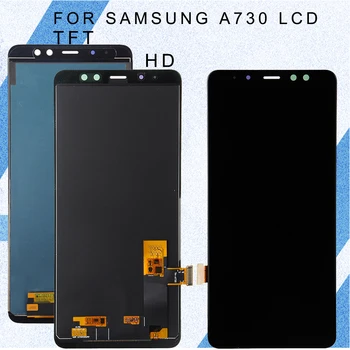 Catteny A730 Lcd Samsung Galaxy A8 Plus Ekranas Su lietimui Ekranas skaitmeninis keitiklis Asamblėjos Reguliuojamas A730F Ekranas