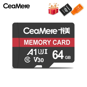 CeaMere Micro SD Kortelės Class10 UHS-1 8GB Class 6 16GB/32GB U1 64GB/128GB/256 GB U3 Atminties Kortelės, 
