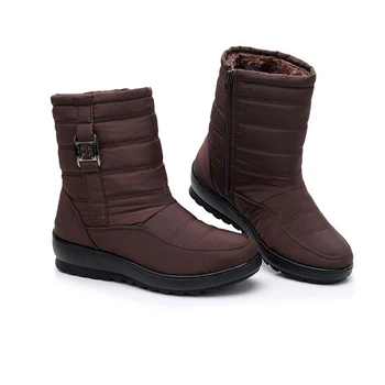 CEYANEAOwomen sniego batai žiemą, prekės ženklo batai neperšlampami antislip šviesos patogiai šiltas motina medvilnės batai plius dydis cottonE1873