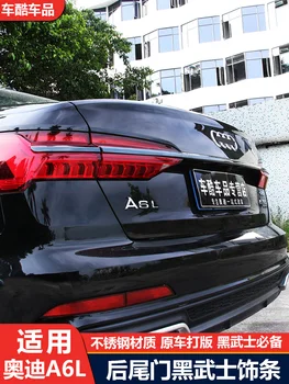 CEYUSOT Automobilių šildomos Galinės Apdailos Juostelės NAUJAS Audi A6 C8 Nerūdijančio Plieno Priedai Pertvarkyti 2019 2020 A6 Speciali Apdaila, Aptakas