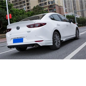 CEYUSOT Naujų Mazda 3 Didelis Spoileris, ABS Medžiagos Aukštos Kokybės 2019 2020 Mazda3 4door Sedanas Automobilių Spoilerių Uodega Lūpų Sparno Junit Stilius