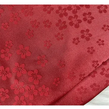 CF984 Kilnus Embossment Modelio Raudonos Gėlės Žakardo Brokatas Medžiaga/Suknelė Clothings Audiniai/Namų Tekstilė/Siuvimo Medžiagos