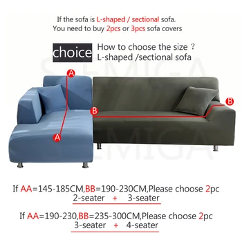 Chaselong Kampe sofa apima kambarį užvalkalai, elastinga ruožas, kurių skerspjūvio sofos cubre sofa ,L formos, reikia pirkti 2 vienetų
