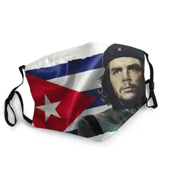 Che Guevara Ne Vienkartiniai Burnos, Veido Kaukė Suaugusiųjų Unisex Kuba Stabdžių Dulkių Kaukė, Apsauginis Dangtis Respiratorius Burną, Mufelinė