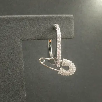 Cheny s925 sterlingas sidabro spalio naujas vieno pin žiedas, auskarai moterų balto aukso auskarai paprasta ir aukštos klasės dizainas