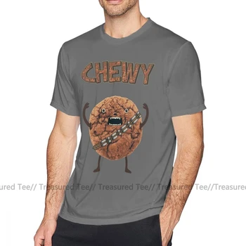 Chewbacca Marškinėliai Chewy Šokoladas, Slapukas Wookiee T-Shirt Spausdinti Negabaritinių Marškinėliai Medvilnės Mens Streetwear Trumpomis Rankovėmis Marškinėlius