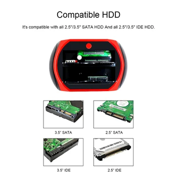 CHIPAL Visi 1 HDD Docking Station USB 2.0 2.5